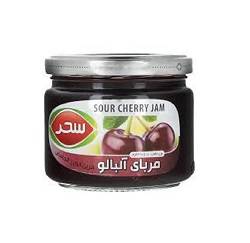 سحر مربا آلبالو شیشه 390 گرم